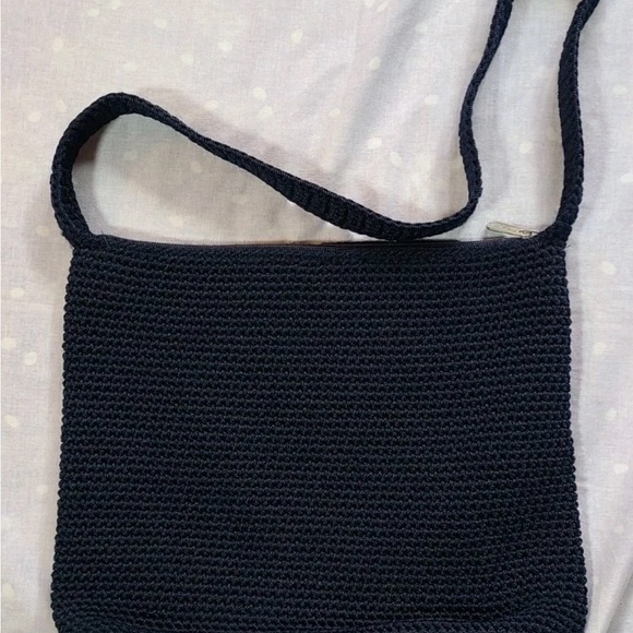 The Sak Navy Crochet crossbody/Shoulder Bag - Picture 2 of 8